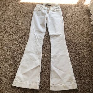 J BRAND White flare jeans